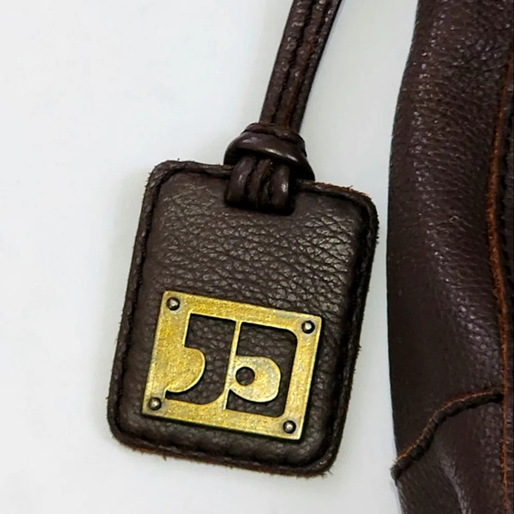 Joe's Womens Retro Brown Soho Leather Shoulder Handbag Great Condition Y2K - Picture 3 of 16